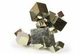 Spectacular, Natural Pyrite Cube Cluster - Navajun, Spain #264487-1